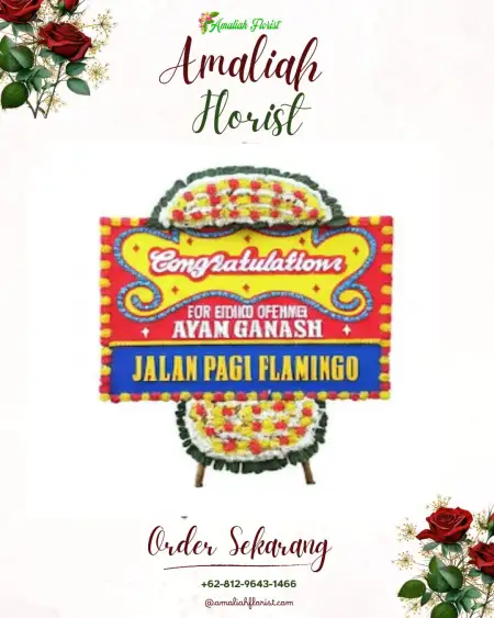 Sewa Papan Bunga Batu Balak